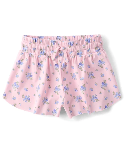 Girls Quick Dry Floral Flowy Shorts