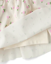 Girls Quick Dry Floral Flowy Shorts