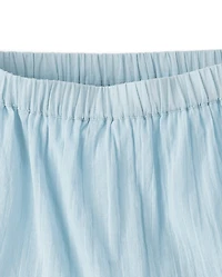 Girls Textured Ruffle Skort