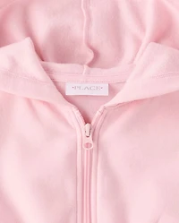 Girls Premium Fleece Zip Up Hoodie