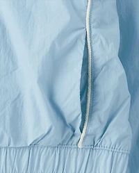 Girls Contrast Windbreaker Jacket