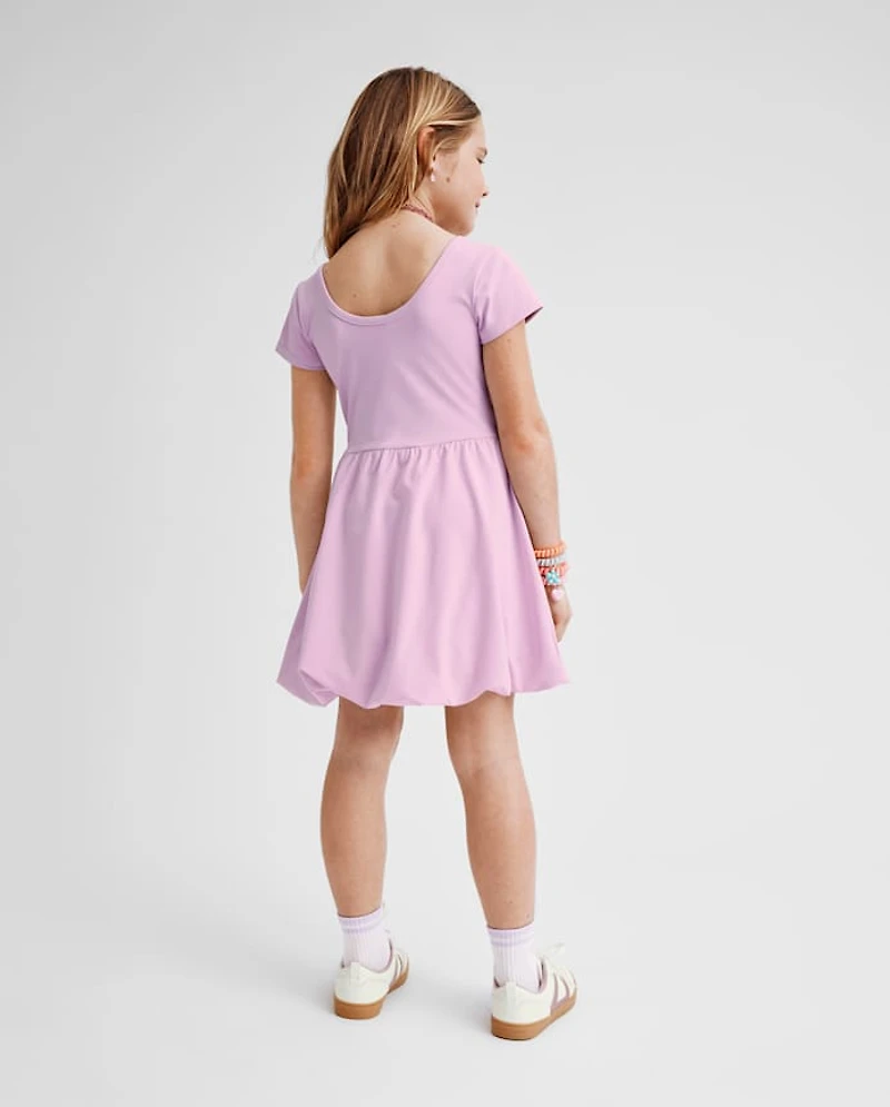 Girls Quick Dry Active Bubble Dress
