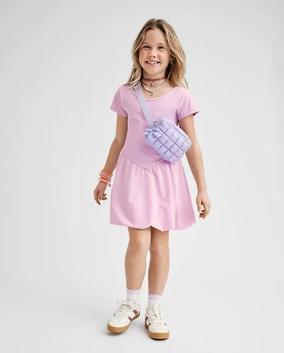 Girls Quick Dry Active Bubble Dress