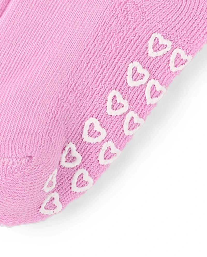 Toddler Girls Striped Icon Cushioned Midi Socks 10-Pack