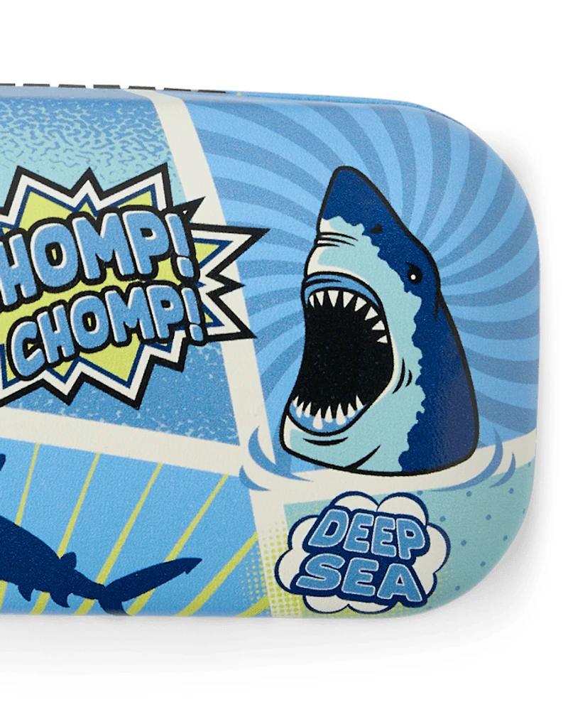 Toddler Boys Shark 2-Piece Sunglasses Set