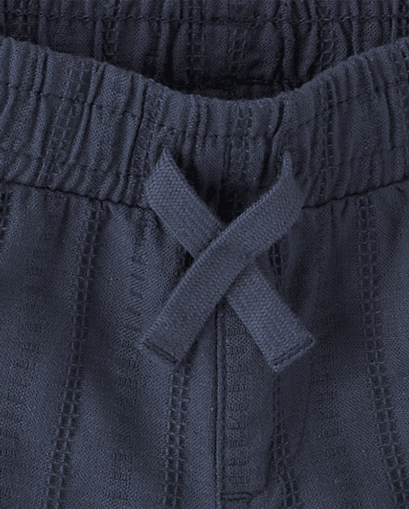 Baby Boys Textured 2-Piece Outfit Set