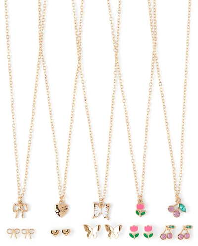 Girls Tulip 10-Piece Jewelry Set