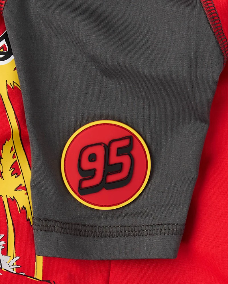 Toddler Boys Lightning McQueen™ Rashguard Swimsuit