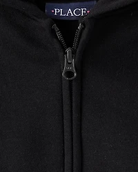 Girls Premium Fleece Zip Up Hoodie