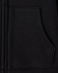 Girls Premium Fleece Zip Up Hoodie