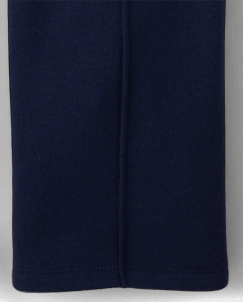 Girls Premium Fleece Wide Leg Lounge Pants