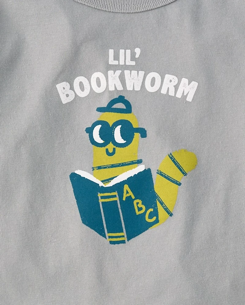 Baby And Toddler Boys Lil' Bookworm Graphic Tee