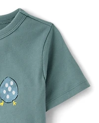Baby And Toddler Boys Dino Egg Graphic Tee