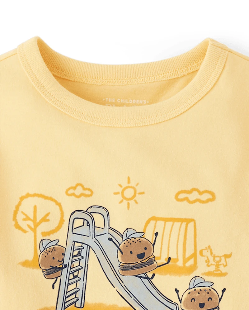 Baby And Toddler Boys Slider Graphic Tee