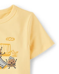 Baby And Toddler Boys Slider Graphic Tee