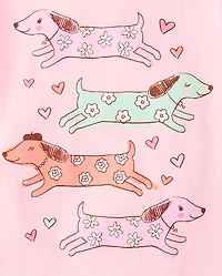 Baby And Toddler Girls Bow Graphic Tee 5-Pack