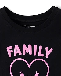 Baby And Toddler Girls Family Favorite Graphic Tee