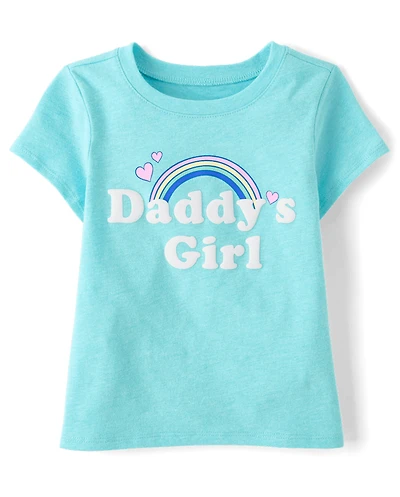 Baby And Toddler Girls Daddy's Girl Graphic Tee