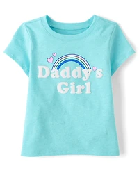 Baby And Toddler Girls Daddy's Girl Graphic Tee