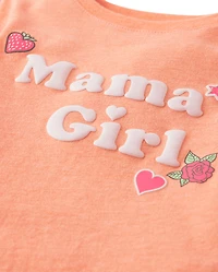Baby And Toddler Girls Mama's Girl Graphic Tee