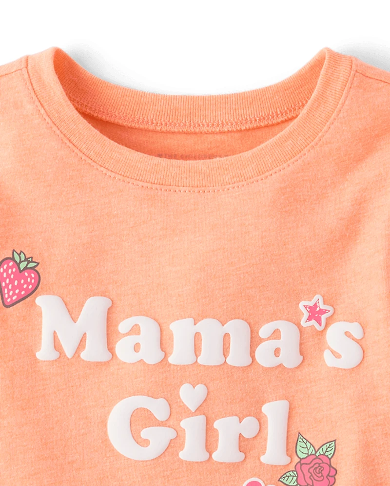 Baby And Toddler Girls Mama's Girl Graphic Tee