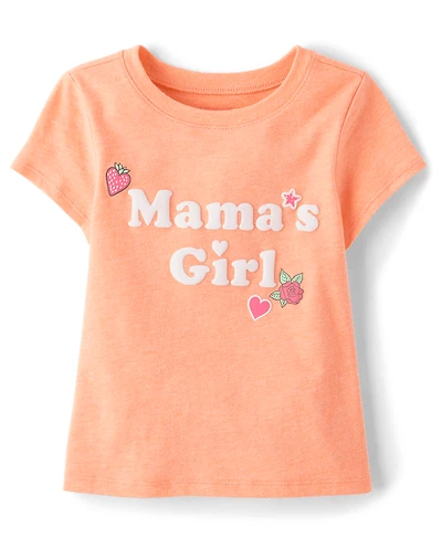 Baby And Toddler Girls Mama's Girl Graphic Tee