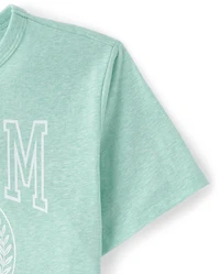 Girls Marled Dream Oversized Graphic Tee