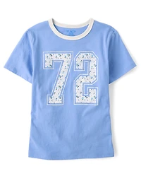 Girls Floral 72 Relaxed Graphic Tee