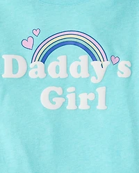Girls Daddy's Girl Graphic Tee