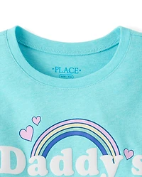 Girls Daddy's Girl Graphic Tee