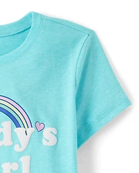 Girls Daddy's Girl Graphic Tee