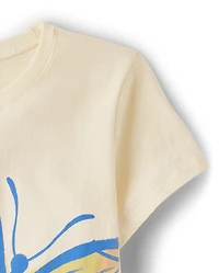Girls Butterfly Graphic Tee