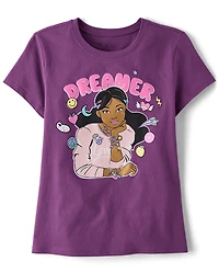 Girls Dreamer Girl Graphic Tee