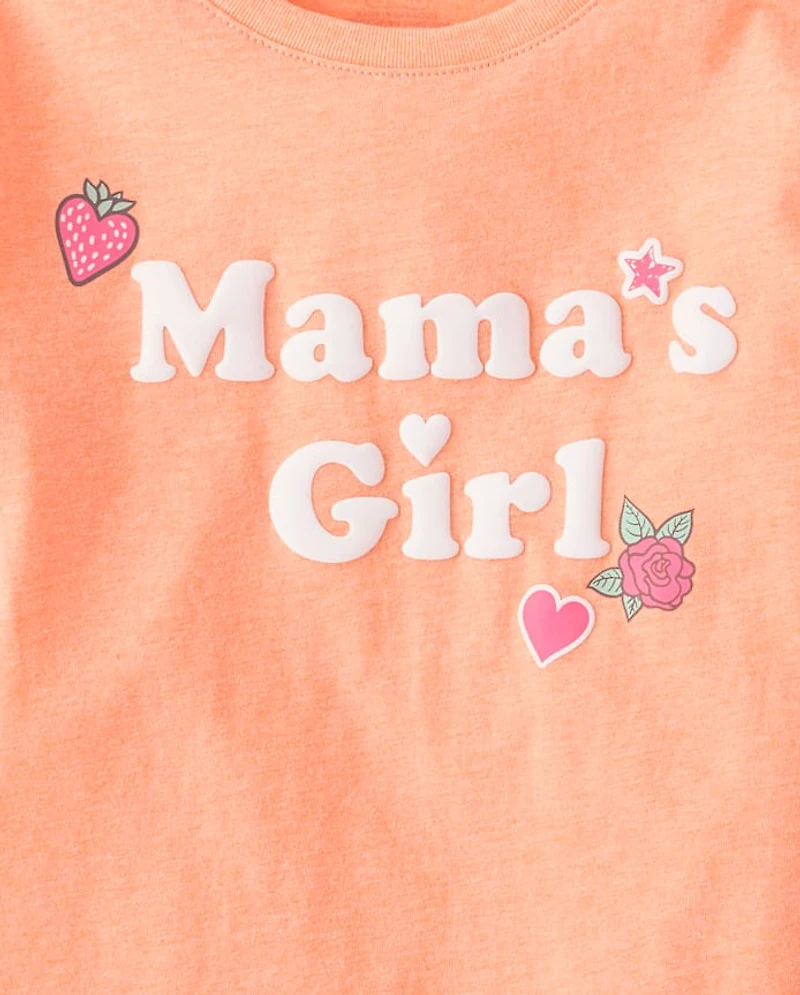 Girls Mama's Girl Graphic Tee