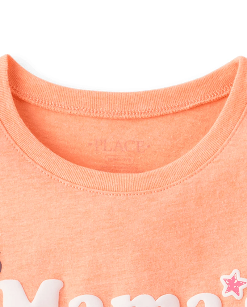 Girls Mama's Girl Graphic Tee