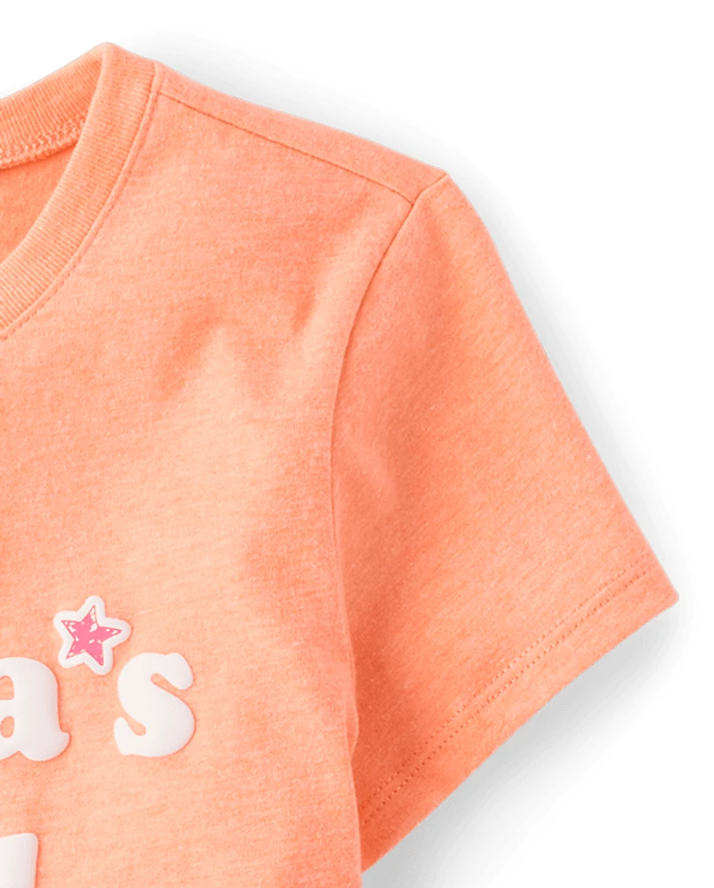 Girls Mama's Girl Graphic Tee