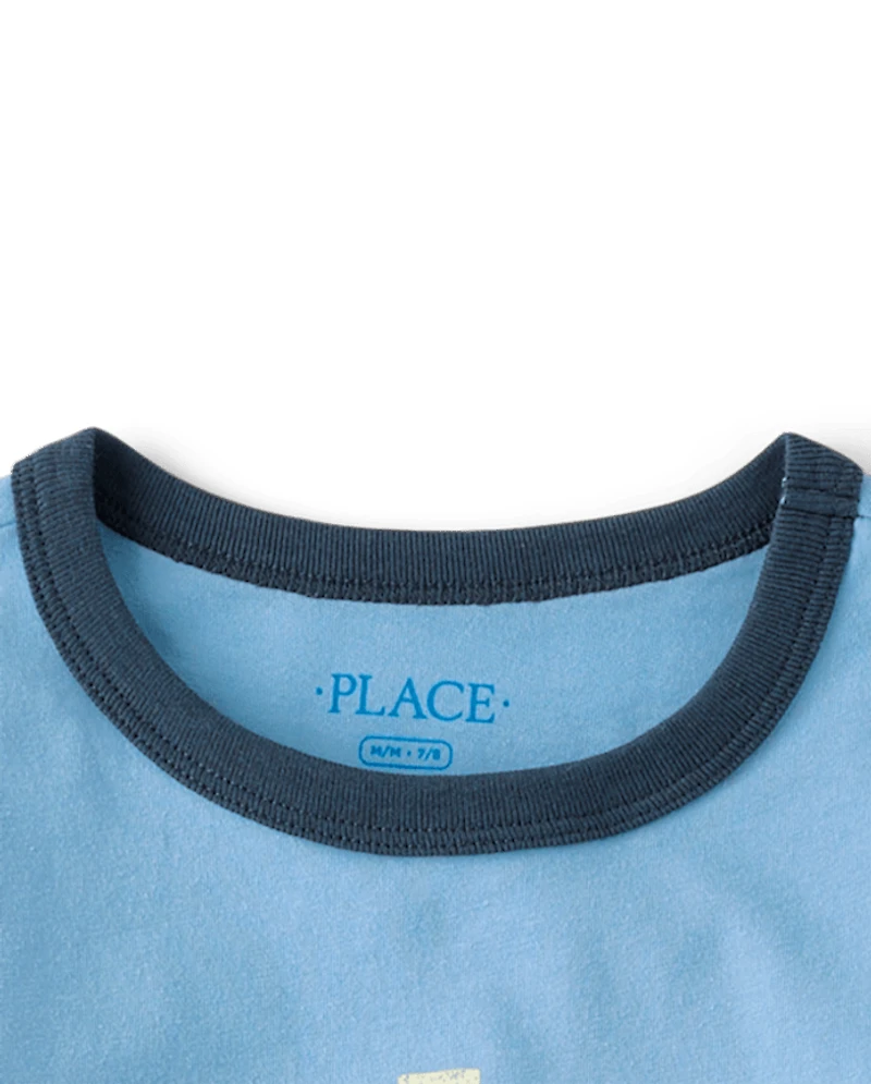 Boys Best Big Bro Graphic Ringer Tee