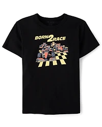 T-shirt graphique de voiture course Boys Need 4 Speed