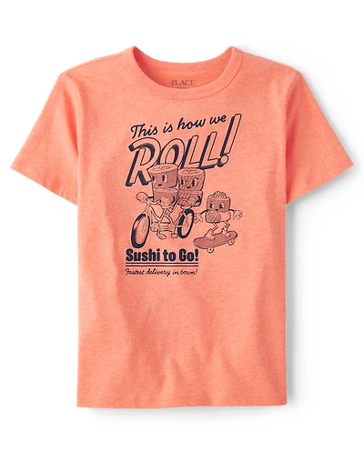 Boys Sushi Roll Graphic Tee