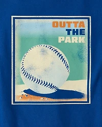 Boys Outta The Park Baseball Graphic Tee
