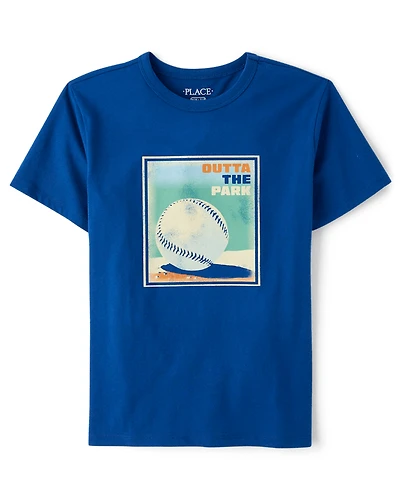 Boys Outta The Park Baseball Graphic Tee