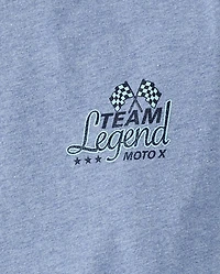 Boys Super Cycle Legend Front And Back Graphic Tee