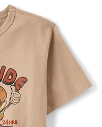 Boys Roadside Burgers Graphic Tee