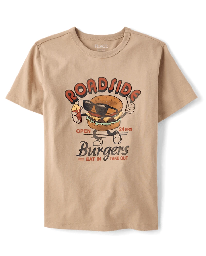 Boys Roadside Burgers Graphic Tee