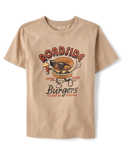 Boys Roadside Burgers Graphic Tee