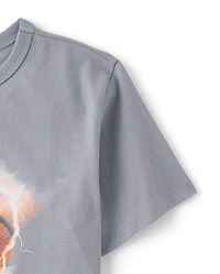 Boys Basketball Lightning Graphic Tee