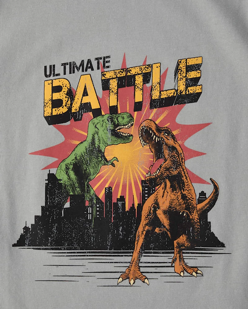 Boys Ultimate Battle Dino Graphic Tee