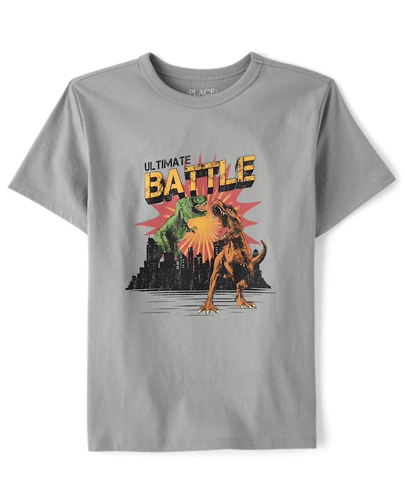 Boys Ultimate Battle Dino Graphic Tee