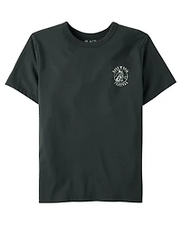 Boys Rock N' Roll Festival Front And Back Graphic Tee