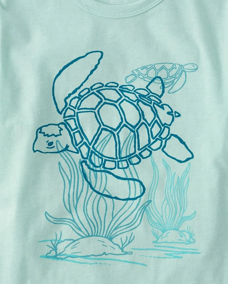 Boys Turtle Graphic Tee